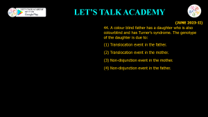 CSIR NET Life Science Previous Year Questions and Solution on CHROMOSOMES ABERRATIONS