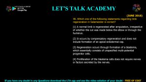 CSIR NET Life Science Previous Year Questions and Solution on Morphogenesis and Organogenesis in Plants