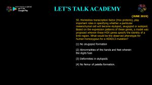 CSIR NET Life Science Previous Year Questions and Solution on Early Development in Animals