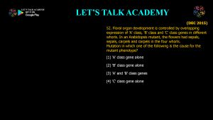 CSIR NET Life Science Previous Year Questions and Solution on Basic Concepts of Development