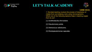 CSIR NET Life Science Previous Year Questions and Solution on applied biology