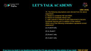 CSIR NET Life Science Previous Year Questions and Solution on Morphogenesis and Organogenesis in Animals