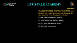 CSIR NET Life Science Previous Year Questions and Solution Plant Hormones