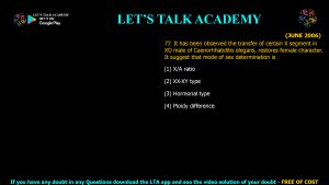 CSIR NET Life Science Previous Year Questions and Solution on Morphogenesis and Organogenesis in Animals