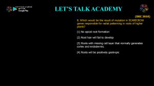 CSIR NET Life Science Previous Year Questions and Solution on Development Biology