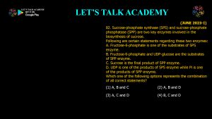CSIR NET Life Science Previous Year Questions and Solution PHOTOSYNTHESIS