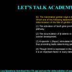 83. The mammalian genital ridge is bipotential. Which one of the following statements regarding determination of the fate of genital ridge is INCORRECT? (1) The activation of Sox9 gene promotes testis determining pathway. (2) The accumulation of β-catenin is critical for activating ovarian development. (3) R-spondin 1 (Rspo1) stimulates the Disheveled protein, thus promoting testis determining pathway. (4) Though Wnt4 is expressed in the bipotential gonads, it is an important factor in ovary determination.