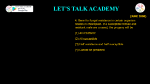 CSIR NET Life Science Previous Year Questions and Solution on EXTRA CHROMOSOMAL INHERITANCE