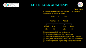 CSIR NET Life Science Previous Year Questions and Solution on EXTENSION OF MENDELIAN PRINCIPLES