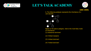 CSIR NET Life Science Previous Year Questions and Solution on HUMAN GENETICS
