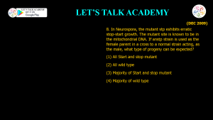 CSIR NET Life Science Previous Year Questions and Solution on Genetics