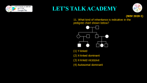 CSIR NET Life Science Previous Year Questions and Solution on HUMAN GENETICS