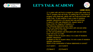 CSIR NET Life Science Previous Year Questions and Solution on Genetics