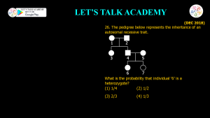 CSIR NET Life Science Previous Year Questions and Solution on HUMAN GENETICS