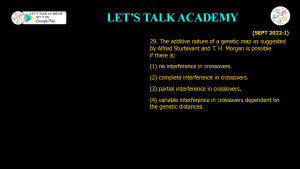 CSIR NET Life Science Previous Year Questions and Solution on GENE MAPPING METHODS