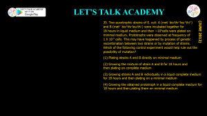CSIR NET Life Science Previous Year Questions and Solution on Genetics