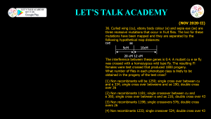 CSIR NET Life Science Previous Year Questions and Solution on Genetics