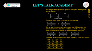 CSIR NET Life Science Previous Year Questions and Solution on GENE MAPPING METHODS