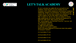 CSIR NET Life Science Previous Year Questions and Solution on MICROBIAL GENETICS