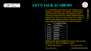 CSIR NET Life Science Previous Year Questions and Solution on Genetics