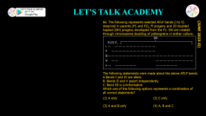 CSIR NET Life Science Previous Year Questions and Solution on GENE MAPPING METHODS
