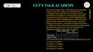 CSIR NET Life Science Previous Year Questions and Solution on Genetics