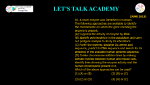 CSIR NET Life Science Previous Year Questions and Solution on GENE MAPPING METHODS