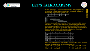 CSIR NET Life Science Previous Year Questions and Solution on GENE MAPPING METHODS
