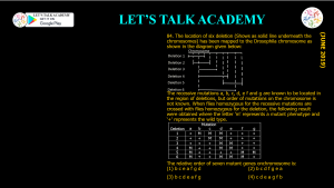 CSIR NET Life Science Previous Year Questions and Solution on GENE MAPPING METHODS