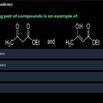 39. The following pair of compounds is an example of