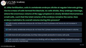 TIFR Previous Year Question Papers 2025 Biology With Answer Key Download