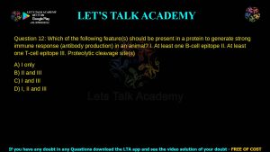IIT JAM Biotechnology Previous Year Question Paper 2018
