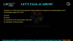IIT JAM Biotechnology Previous Year Paper 2015 Video Solution