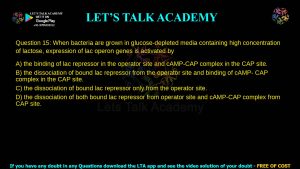 IIT JAM Biotechnology Previous Year Question Paper 2018