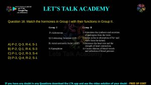 IIT JAM Biotechnology Previous Year Question Paper 2018