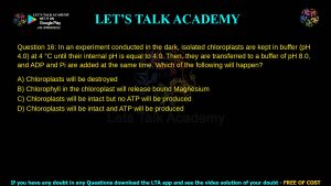 IIT JAM Biotechnology Previous Year Paper PYQ 2016 Video Solution