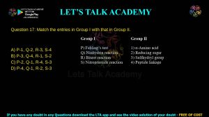 IIT JAM Biotechnology Previous Year Question Paper 2018
