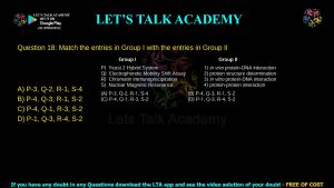 IIT JAM Biotechnology Previous Year Paper PYQ 2016 Video Solution