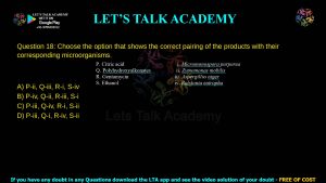 IIT JAM Biotechnology Previous Year Paper 2015 Video Solution