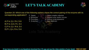 IIT JAM Biotechnology Previous Year Paper 2015 Video Solution