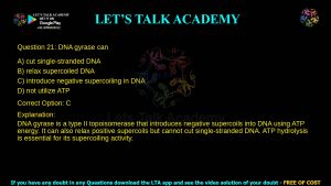 IIT JAM Biotechnology Previous Year Question Paper 2022 Video Solution