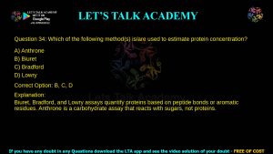 iit jam biotechnology previous year paper pyq 2024 video solution