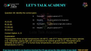 IIT JAM Biotechnology Previous Year Question Paper 2022 Video Solution