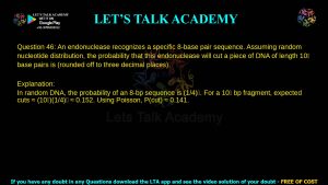 IIT JAM Biotechnology Previous Year Question Paper 2023