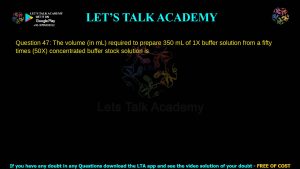 IIT JAM Biotechnology Previous Year Question Paper 2020 –Video Solution