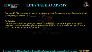 IIT JAM Biotechnology Previous Year Question Paper 2021