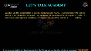 IIT JAM Biotechnology Previous Year Question Paper 2018