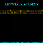 A trihybrid test cross (order of loci unknown) produced progeny classes as follows: 35 AbC/abc, 37 aBc/abc, 8 ABc/abc, 10 abC/abc, 3 ABC/abc, 5 abc/ abc, 1 Abc/abc, 1 aBC/abc. The gene order is CBA BAC BCA CAB
