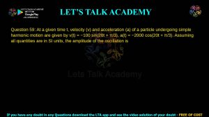 IIT JAM Biotechnology Previous Year Question Paper 2020 –Video Solution