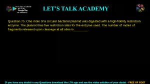 GATE Life Science 2021 Previous Year Papers with Solutions